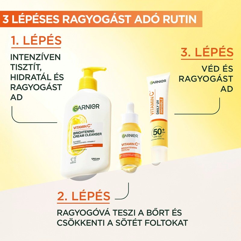Skin Naturals ragyogást adó arctisztító krém C-vitaminnal - 7